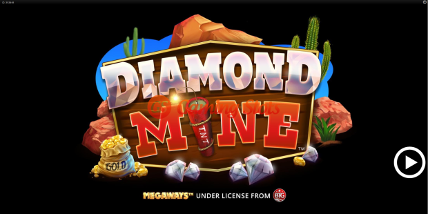 Game Intro for Diamond Mine slot from BluePrint Gaming