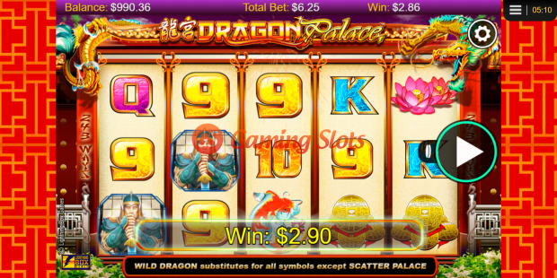 Base Game for Dragon Palace slot from Lightning Box Games