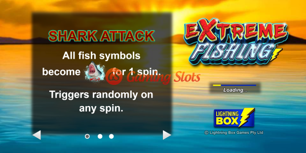 Game Intro for Extreme Fishing slot from Lightning Box Games