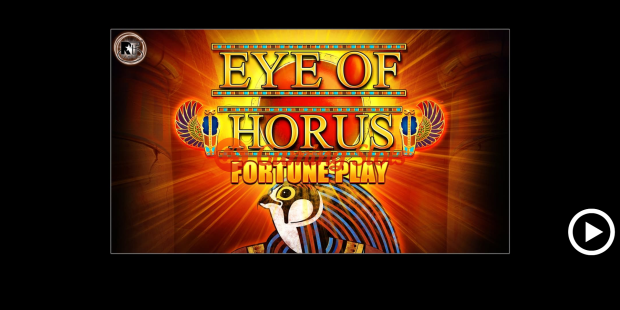 Game Intro for Eye of Horus Fortune Play slot from BluePrint Gaming