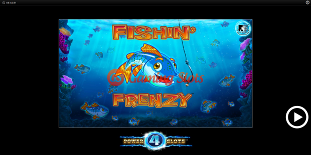 Game Intro for Fishin Frenzy Power 4 Slots slot from BluePrint Gaming