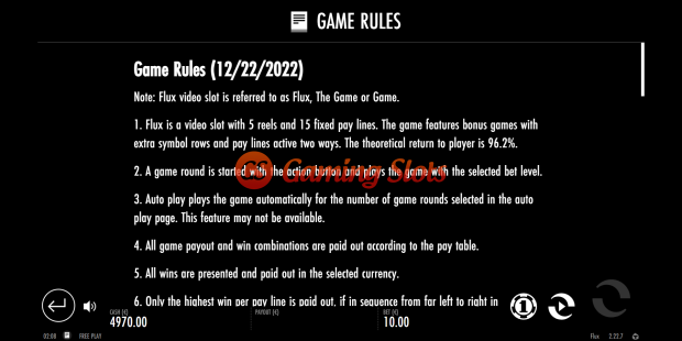 Game Rules for Britain's Got Talent Megaways***(NO FREE PLAY) slot from Iron Dog Studio
