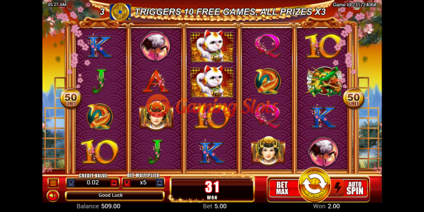 Base Game for Fortune Pays slot from Lightning Box Games