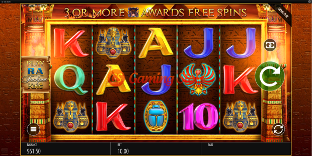 Base Game for Fortunes of Ra slot from BluePrint Gaming