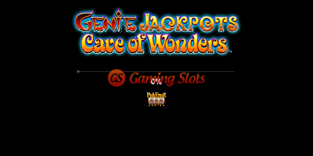 Game Intro for Genie Jackpots Cave of Wonders slot from BluePrint Gaming