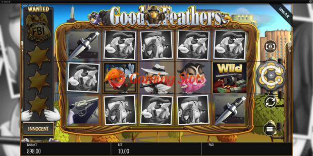 Base Game for Good Feathers slot from BluePrint Gaming