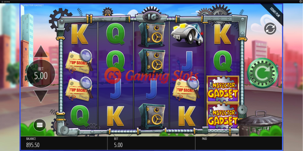 Base Game for Inspector Gadget slot from BluePrint Gaming