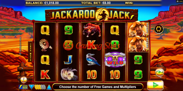 Base Game for Jackaroo Jack slot from Lightning Box Games