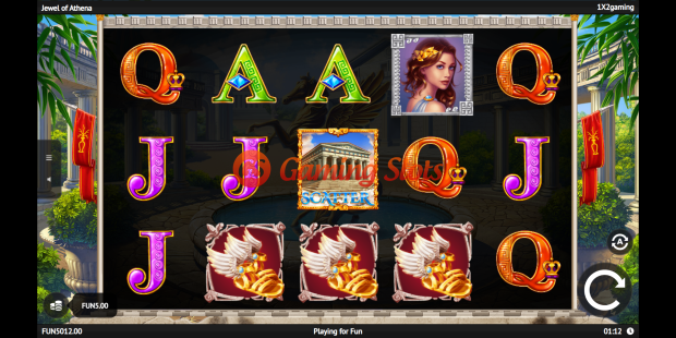 Jewel of Athena slot base game by 1X2 Gaming
