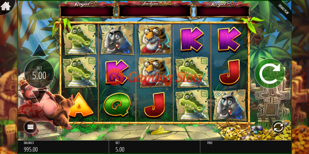 Base Game for King Kong Cash Jackpot King slot from BluePrint Gaming