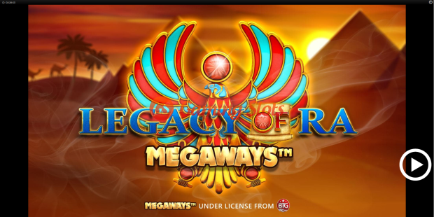 Game Intro for Legacy of Ra Megaways slot from BluePrint Gaming