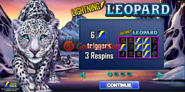 Game Intro for Lightning Leopard slot from Lightning Box Games
