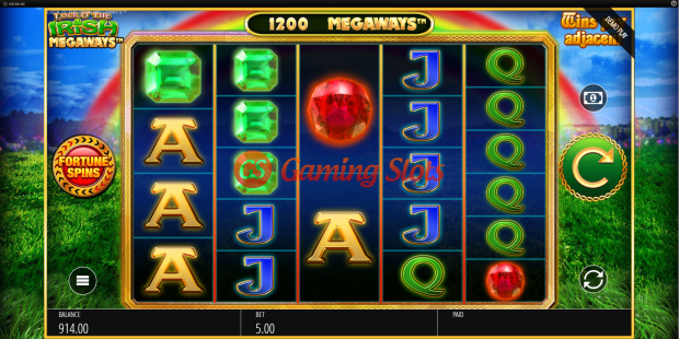Base Game for Luck O' The Irish Megaways slot from BluePrint Gaming