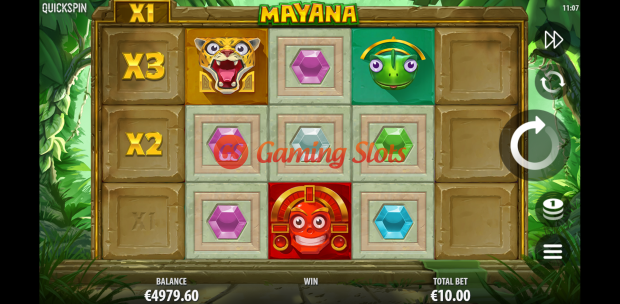 Game Intro for Mayana slot from Quickspin