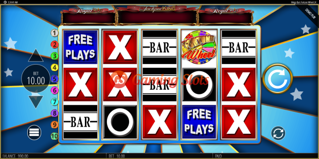 Game Rules for Mega Bars Fortune Wheel slot from BluePrint Gaming