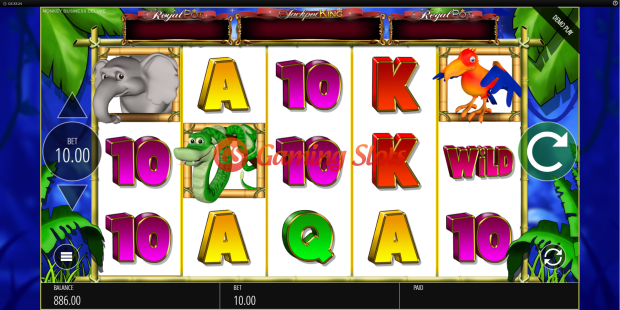 Base Game for Monkey Business Deluxe slot from BluePrint Gaming