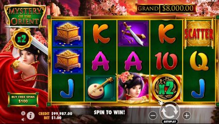 mystery of the orient slot game