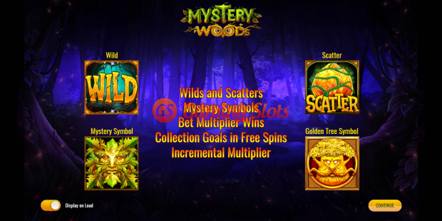 Mystery Woods slot game intro by 1X2 Gaming