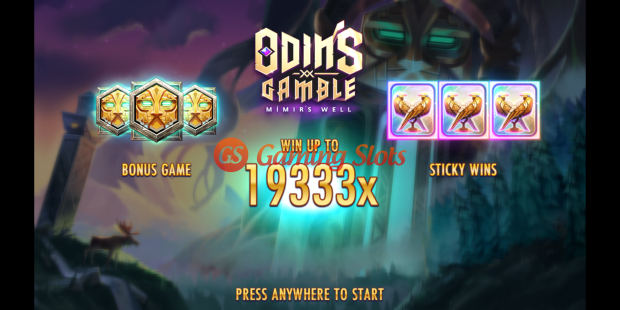 Game Intro for Odins Gamble slot from Thunderkick