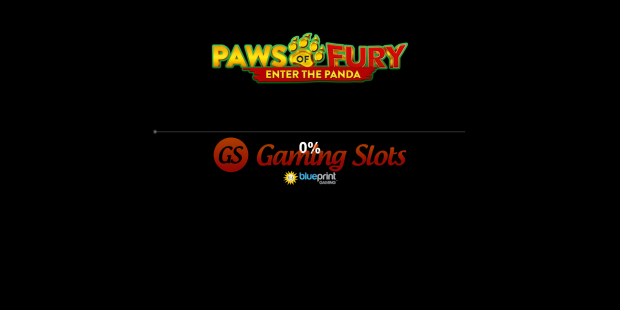 Game Intro for Paws of Fury slot from BluePrint Gaming