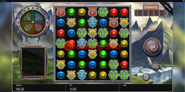 Base Game for Realm of Legends slot from BluePrint Gaming