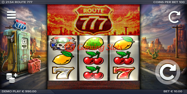 Base Game for Route 777 slot from Elk Studios