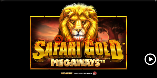 Game Intro for Safari Gold Megaways slot from BluePrint Gaming