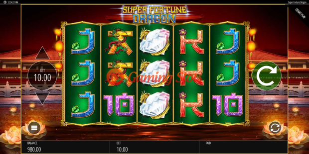 Base Game for Super Fortune Dragon slot from BluePrint Gaming