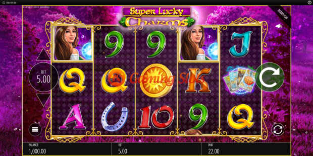 Base Game for Super Lucky Charms slot from BluePrint Gaming
