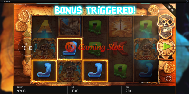 Base Game for The Goonies Jackpot King slot from BluePrint Gaming