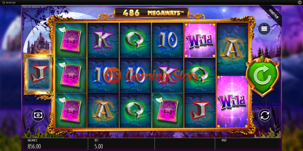 Base Game for The Pig Wizard Megaways slot from BluePrint Gaming