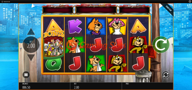 Base Game for Top Cat slot from BluePrint Gaming