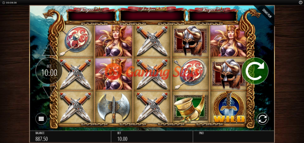 Base Game for Vikings of Fortune slot from BluePrint Gaming