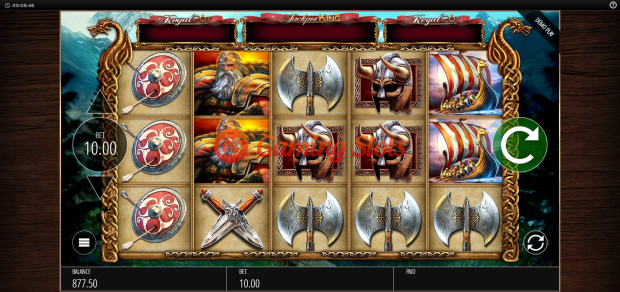 Base Game for Vikings of Fortune slot from BluePrint Gaming