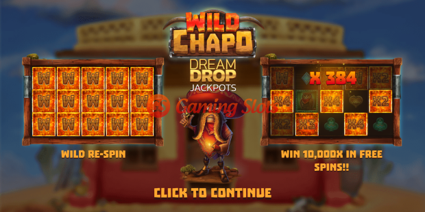 Game Intro for Wild Chapo Dream Drop from Relax Gaming