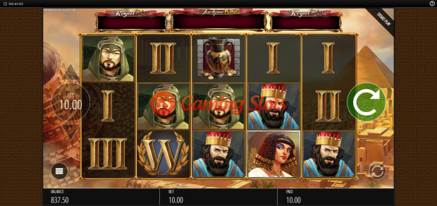 Base Game for Wonder of Ages slot from BluePrint Gaming