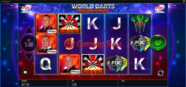 Base Game for World Darts Championship slot from BluePrint Gaming