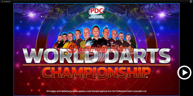 Game Intro for World Darts Championship slot from BluePrint Gaming