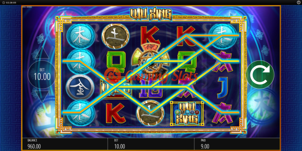 Base Game for Wu Xing slot from BluePrint Gaming