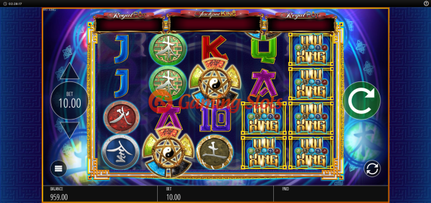 Base Game for Wu Xing slot from BluePrint Gaming