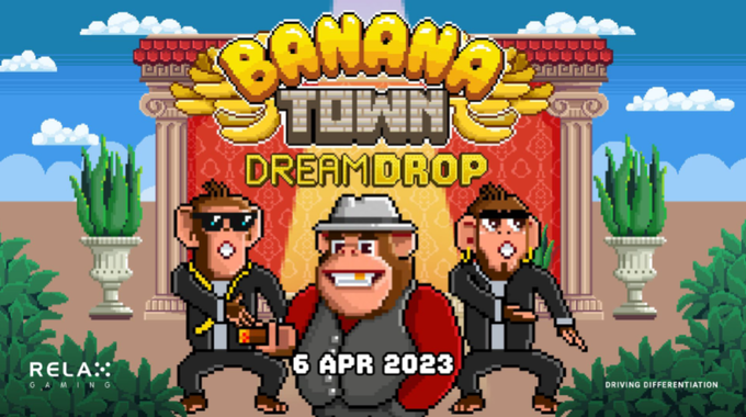 banana town dream drop slot artwork