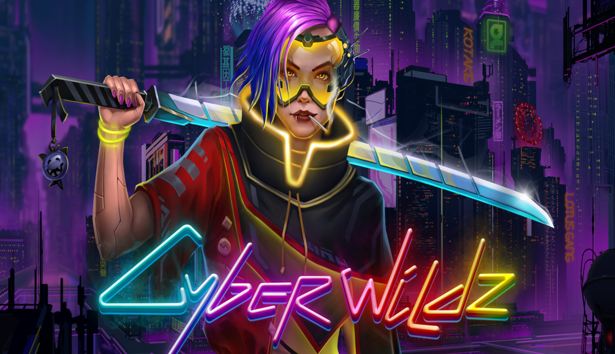 cyber wildz slot banner
