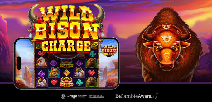 wild bison charge slot banner image