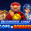 diamond link cops n robbers slot banner