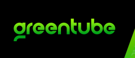 greentube logo green text on black background