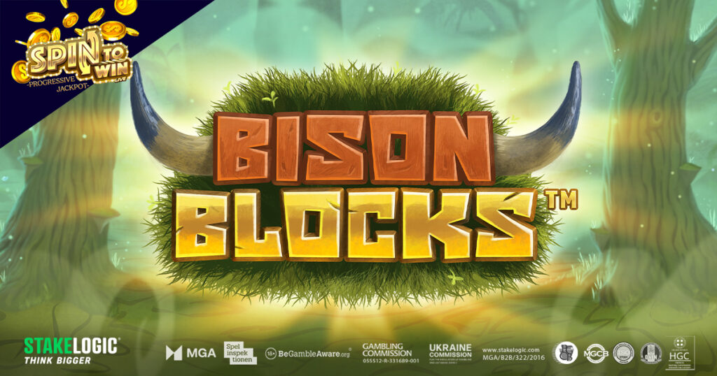 stakelogic bison blocks slot banner