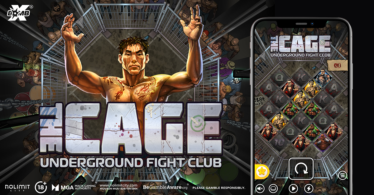 the cage slot from NoLimit City banner
