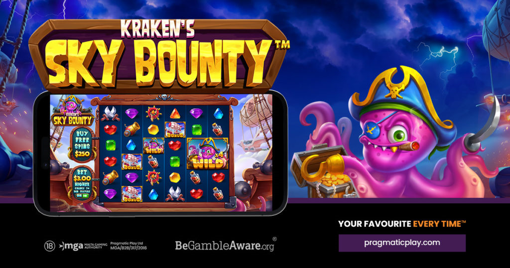 kraken's sky bounty slot banner