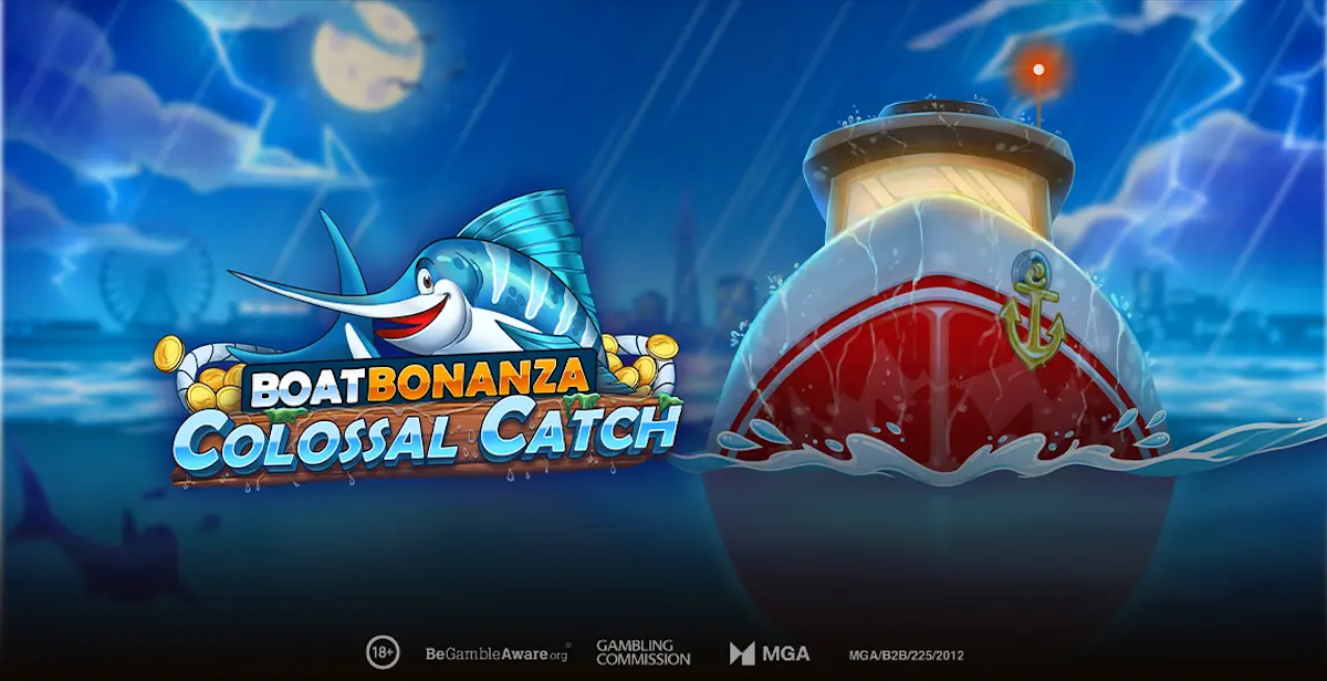 boat bonanza colossal catch slot banner
