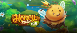 honey rush 100 slot banner
